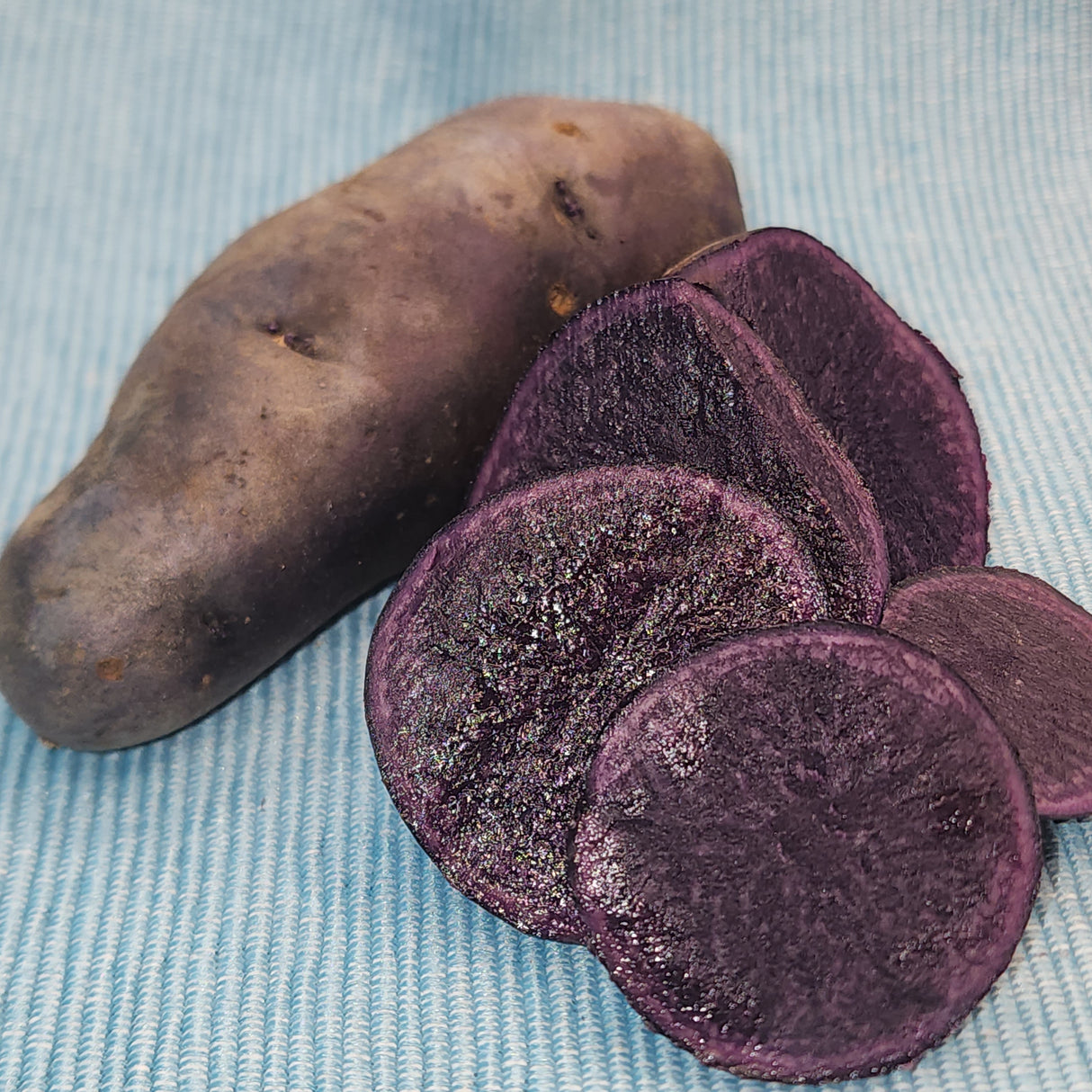 Potato, Fingerling (Late-Season) - Purple Peruvian *pre-order*