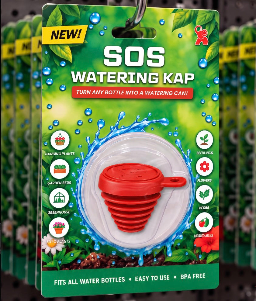 *NEW* SOS WATERING KAP© | Turn any water bottle into a watering can!